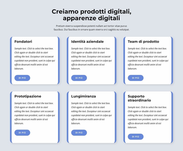 Creiamo prodotti digitali Modello Joomla