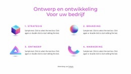 Premium Landingspagina Voor Branding En Ontwerpstudio