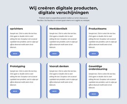 HTML-Ontwerp Voor Wij Maken Digitale Producten