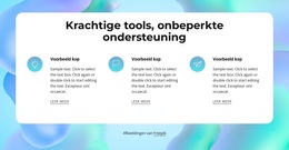 Krachtige Tools - Klaar Websitethema