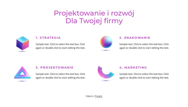 Studio brandingowe i projektowe Motyw WordPress