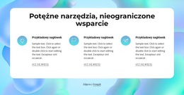 Potężne Narzędzia Szablon CSS