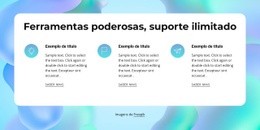 Ferramentas Poderosas - Melhor Modelo HTML5