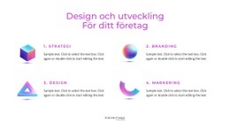 Branding Och Designstudio Mall HTML CSS Responsiv