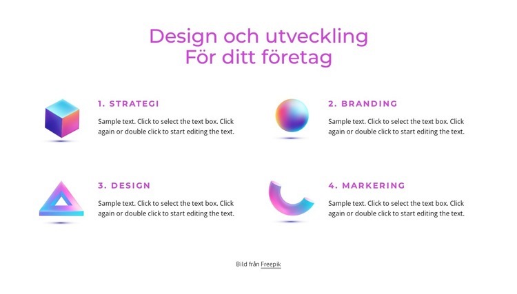 Branding och designstudio WordPress -tema