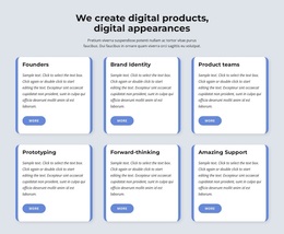 We Create Digital Products - Create Amazing Template