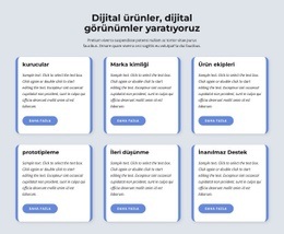 Dijital Ürünler Yaratıyoruz - Harika Web Sitesi Modeli