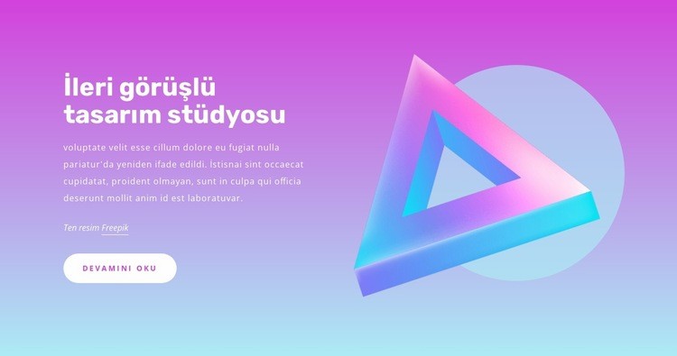 İleri görüşlü stüdyo Web Sitesi Oluşturucu Şablonları