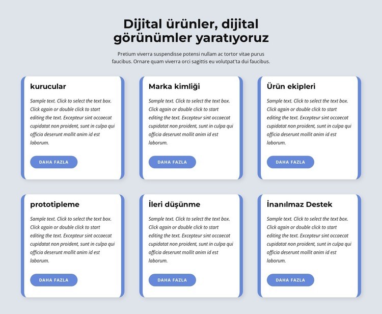 Dijital ürünler yaratıyoruz Web sitesi tasarımı