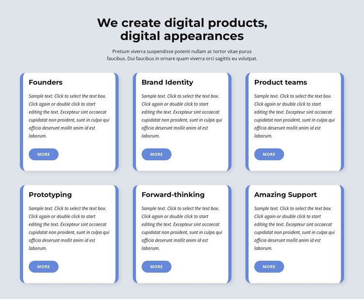 We create digital products Web Design