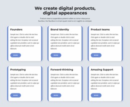 An Exclusive Website Design For We Create Digital Products