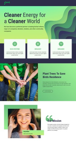 Clean Energy To Save Nature Free CSS Website Template