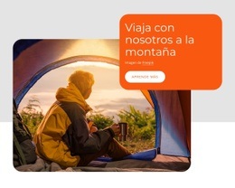 Paquetes Turísticos De Montaña - HTML Website Creator