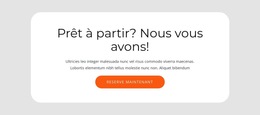 Disposition Du Site Web Pour Groupe Avec Texte Et Bouton