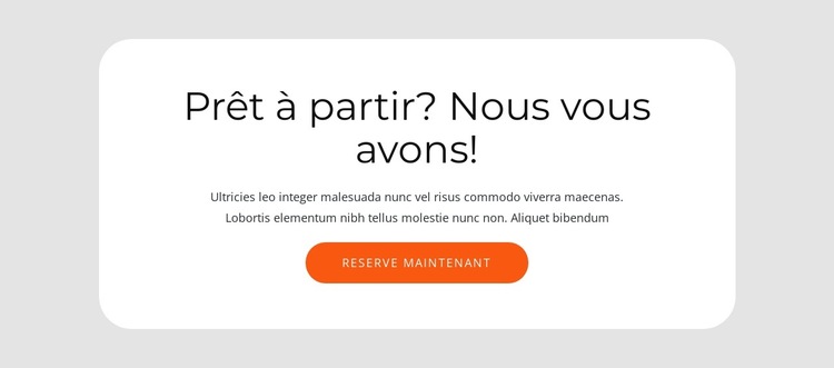 Groupe avec texte et bouton Modèle de site Web