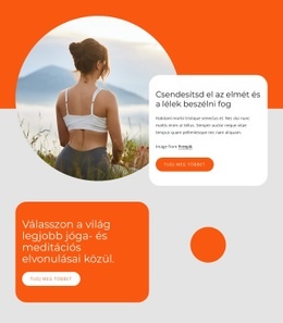 Jóga És Meditációs Elvonulás - Egyszerű Webhelysablon