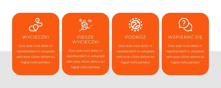 Biuro podróży z pełną obsługą Szablon CSS