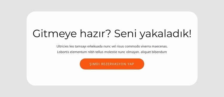 Metin ve düğme ile grup HTML5 Şablonu