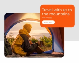 Mountains Tour Packages - Ready To Use Landing Page