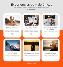 Paquetes Vacacionales: Plantilla De Sitio Web Adaptable