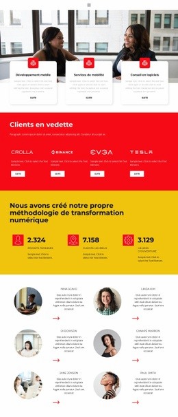 Un Des Projets Réussis - Maquette De Site Web Professionnel Personnalisable