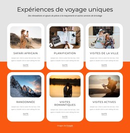 Forfaits Vacances - Modèle De Page HTML