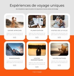 Forfaits Vacances Un Modèle De Page