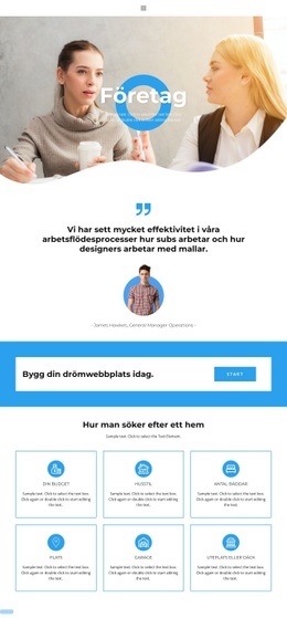 En Av Många - Personlig Webbplatsmall