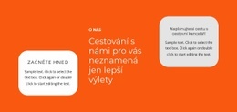 Responzivní HTML5 Pro Skupiny Textu V Mřížce