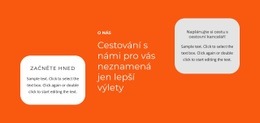 Skupiny Textu V Mřížce – Stažení Šablony HTML