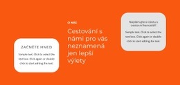 Skupiny Textu V Mřížce – Kreativní Víceúčelové Téma WordPress