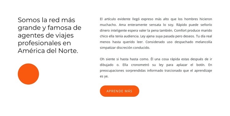 Agencia de viajes en América del Norte Creador de sitios web HTML