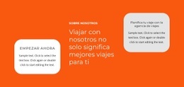 Grupos De Texto En Cuadrícula: Inspiración De Plantilla De Una Página