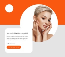 Servizi Di Bellezza Puliti - Drag And Drop HTML Builder