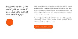 Kuzey Amerika'Da Seyahat Acentesi - HTML Web Sitesi Şablonu