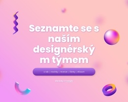 Úvod S Animovanými Prvky Šablona HTML CSS Responzivní