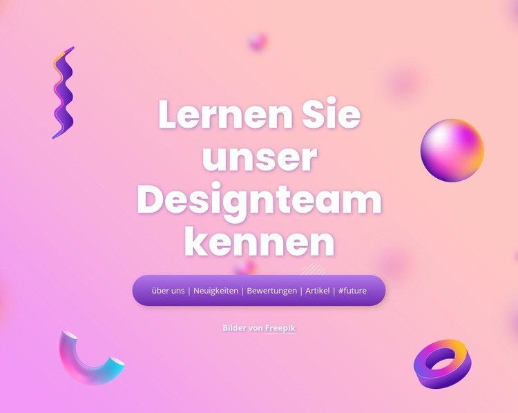 Einführung mit animierten Elementen HTML Website Builder