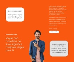 Compañía De Viajes - Creador De Sitios Web Sencillo