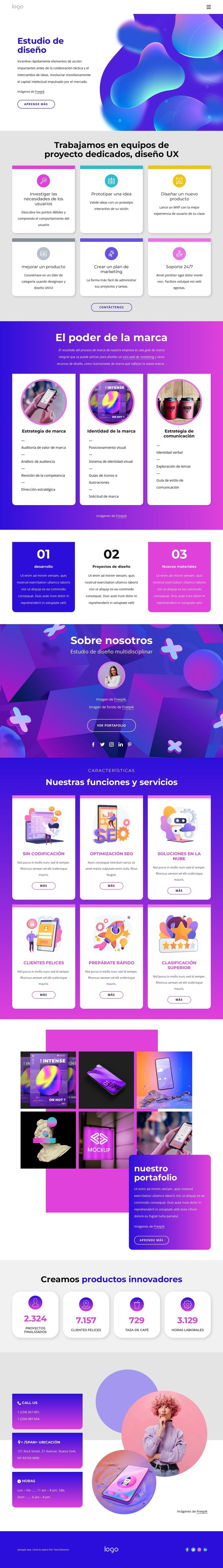 empresa de diseño web Plantillas de creación de sitios web