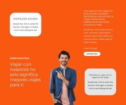 Compañía De Viajes: Plantilla Web HTML