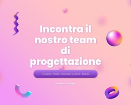 Introduzione Con Elementi Animati - Modello Di Sito Web Aziendale Premium