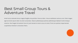 Small Group Tours And Adventure Travel Builder Joomla