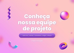 Introdução Com Elementos Animados - Modelo HTML5 Responsivo
