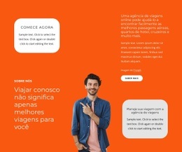 O Melhor Modelo HTML5 Para Compania De Viagem