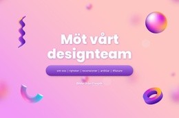 Introduktion Med Animerade Element Mall HTML CSS Responsiv