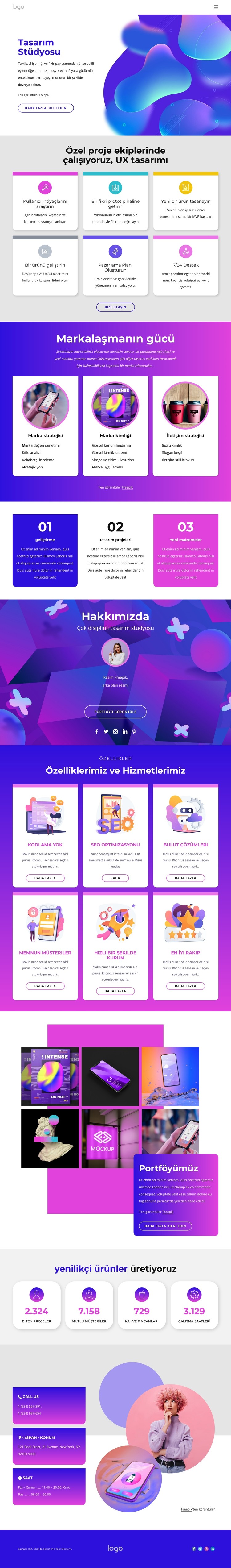 web tasarım şirketi CSS Şablonu