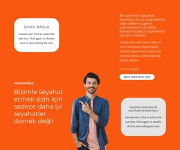 Seyahat Şirketi - Yaratıcı Çok Amaçlı Joomla Şablonu