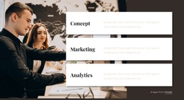 Analytics Consulting Team Basic CSS Template