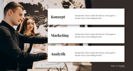 Analytics-Beratungsteam Einfache CSS-Vorlage