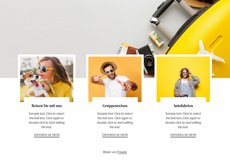 Gut organisierte Kleingruppentouren WordPress-Theme